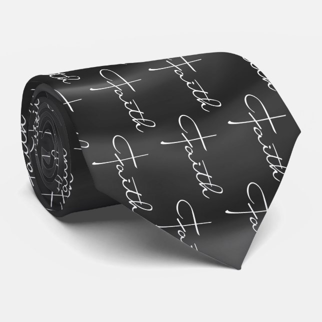 Faith Typography Christian Black and White Modern Slips (Rullad)