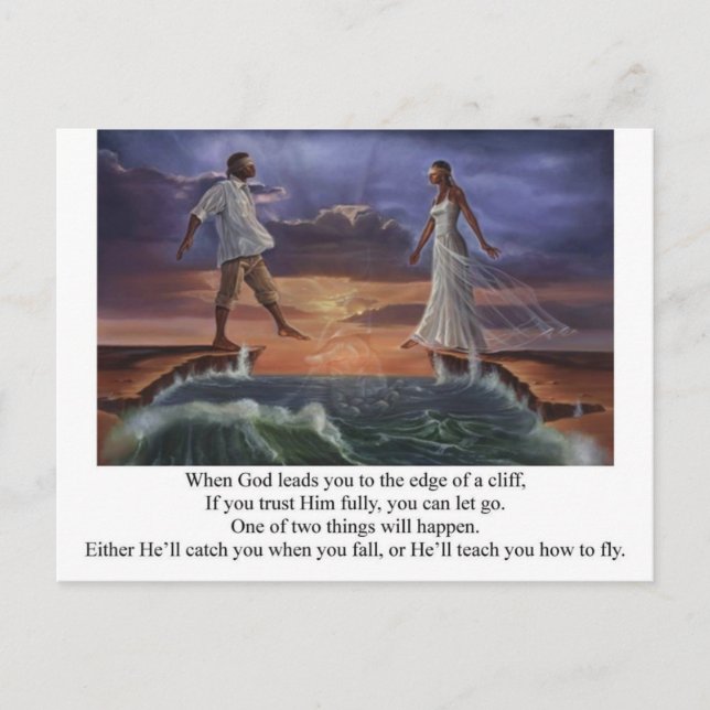 Faith Walk Vykort (Framsida)