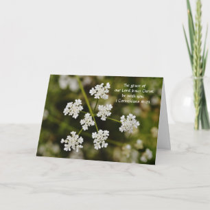 Faith Wildblomtänkande Tankekort Kort