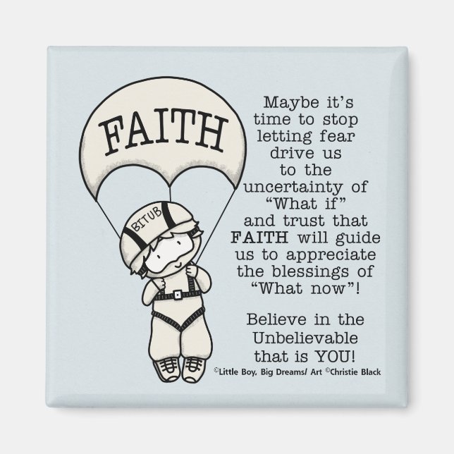 Faith Will Guide Magnet (Framsidan)