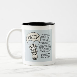 Faith Will Guide Två-Tonad Mugg