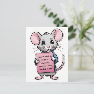 Faithant Mouse Note Card Anteckningskort