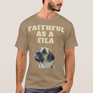 Faithar som Fila Cute Fila Brasileiro Hund Puppy  T Shirt
