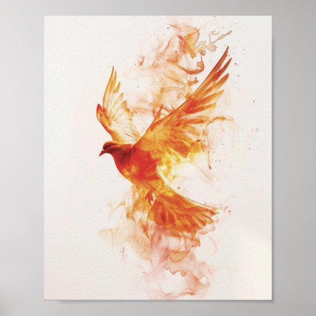 FaithArtCreation Heliga Spirit som används i Flame Poster (Framsidan)