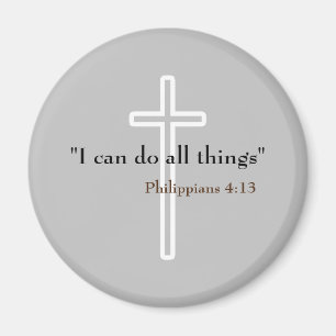 Faithentiella påminnelser: Religiösa Quote Magnet