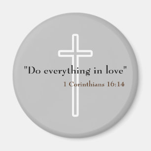 Faithentiella påminnelser: Religiösa Quote Magnet