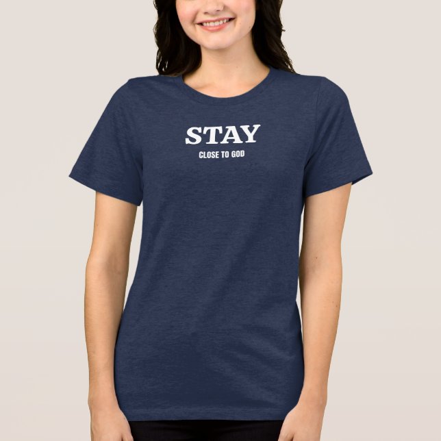 "Faitherar Steg, Divine Guidance" andlig söt T Shirt (Framsida)