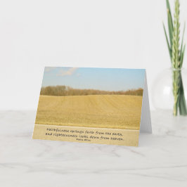 Faithets- och högersidighet - Tomt skriptkort Kort