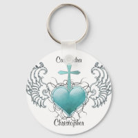 Faithful Crystal Blue Heart