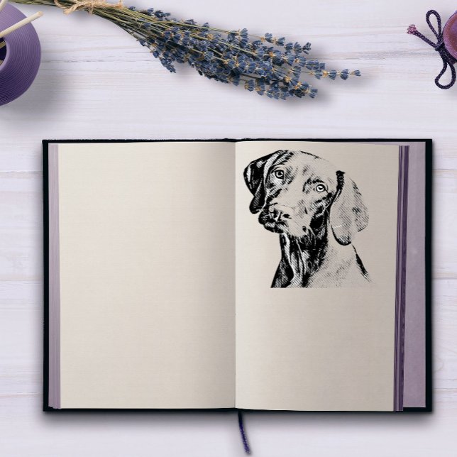 Faithful Friend Dog Wooden Stamp Stämpel (Skapare uppladdad)