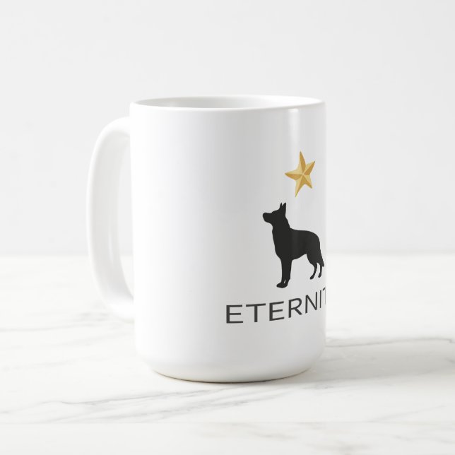 Faithful Friend Forever - Eternity Pet Loss Design Kaffemugg (Framsida vänster)
