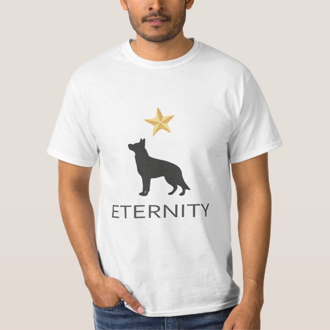 Faithful Friend Forever - Eternity Pet Loss Design T Shirt (Framsida)
