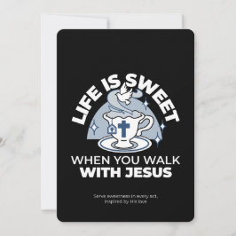 Faithful Living Art - Tekopp med Kor och Dove Julkort