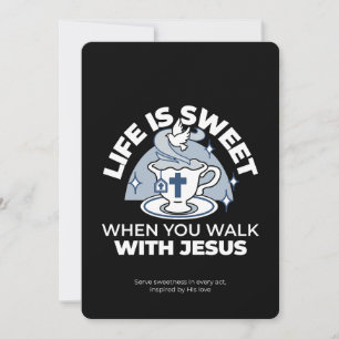 Faithful Living Art - Tekopp med Kor och Dove Julkort