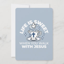 Faithful Living Art - Tekopp med Kor och Dove Julkort