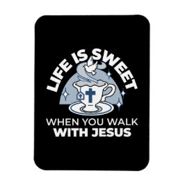 Faithful Living Art - Tekopp med Kor och Dove Magnet