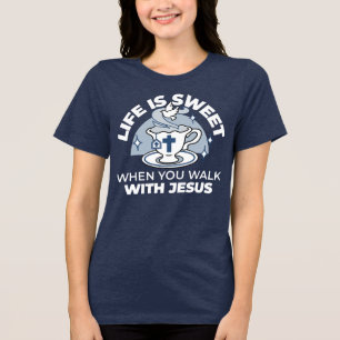 Faithful Living Art - Tekopp med Kor och Dove T Shirt