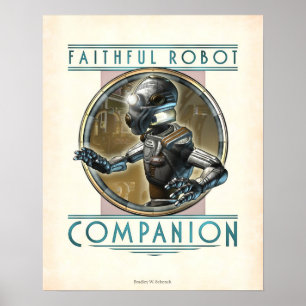 Faithful Robot Company poster (16 x 20 tum)