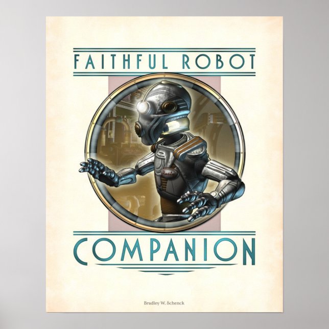 Faithful Robot Company poster (16 x 20 tum) (Framsidan)