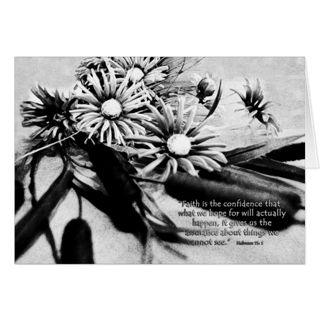 FaithistheconfidenceZazzle OBS Kort (Framsidan Horizontal)