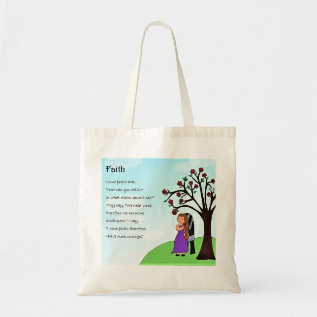 FaithTote Bag Tygkasse (Framsidan)