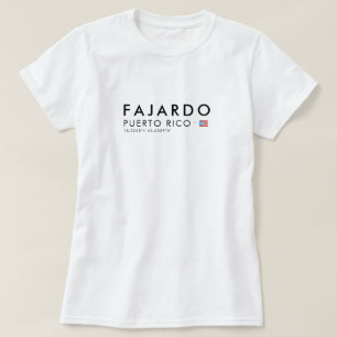 Fajardo Puerto Rico T-Shirt Koordinater Tee