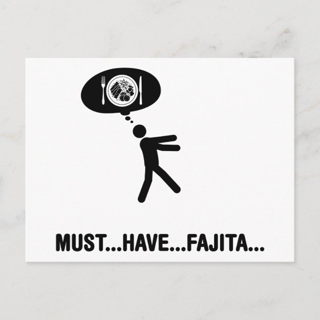 Fajita Älskare Vykort (Framsida)