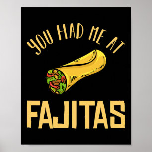 Fajita Chicken Krydda Present Recept _1 Poster