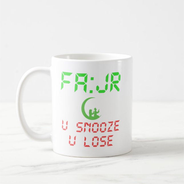 FAJR U SNOOZE DU FÖRLORADE KAFFEMUGG (Vänster)