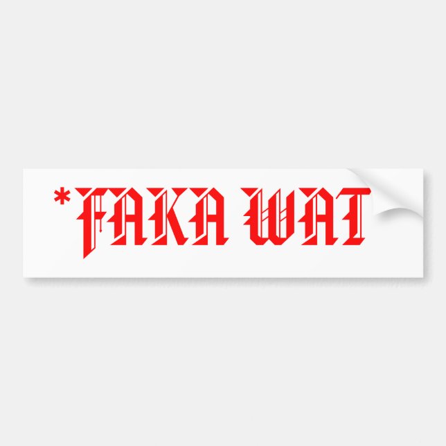*FAKA WAT* BILDEKAL (Framsidan)