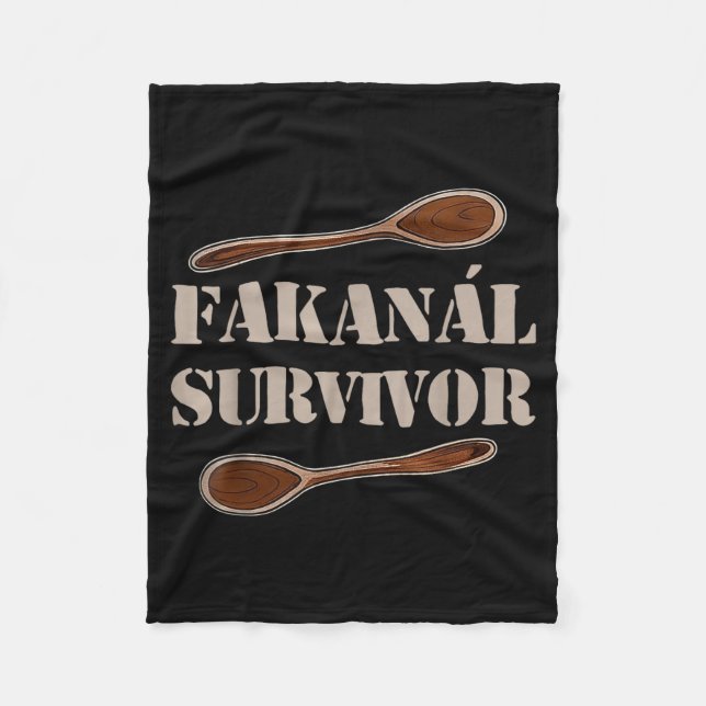 Fakanál Survivor  Fleecefilt (Framsidan)