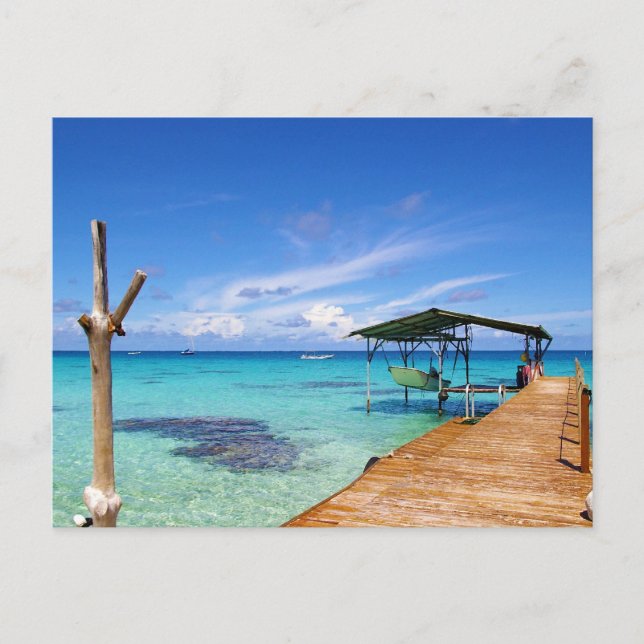 Fakarava Inner Lagoon Rotoava Fransk Polynesia Vykort (Framsida)