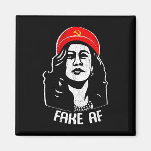 Fake Af Kamala Harris kommunismens val Humor Manar Magnet