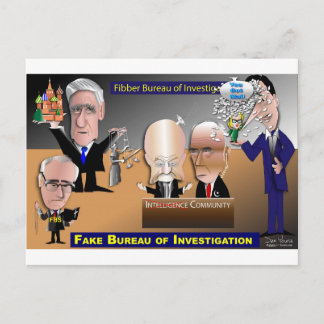Fake Bureau of Investigation Vykort