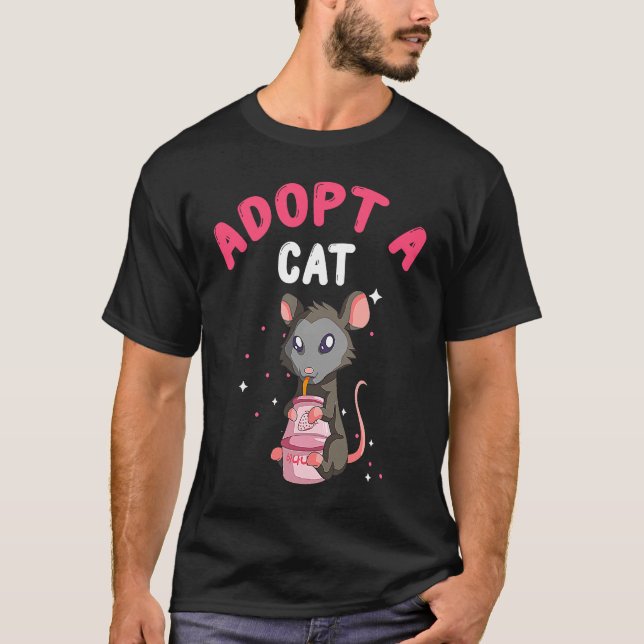 Fake Cat for Opossum and Possum 1 T Shirt (Framsida)