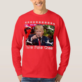 Fake Cheer, Donald Trump Ugly-julskjortan Tee