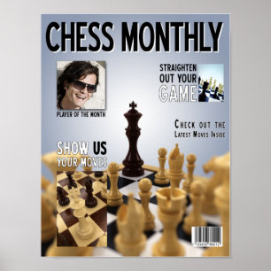 Fake Chess Magazine-hölje - Poster