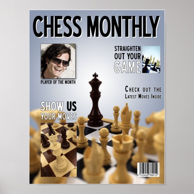 Fake Chess Magazine-hölje - Poster (Framsidan)