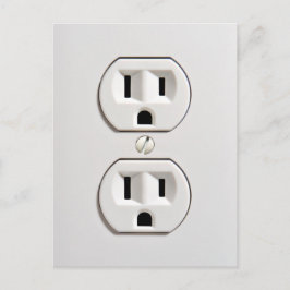 Fake Electrical Outlet Vykort