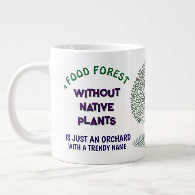 Fake Food Forest Jumbo Mugg (Vänster)