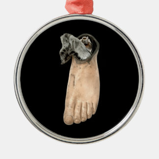 Fake Foot Julgransprydnad Metall