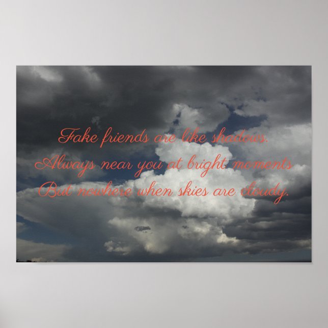 Fake Friends-affisch Poster (Framsidan)