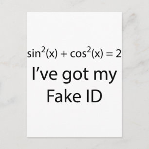 Fake-ID Vykort
