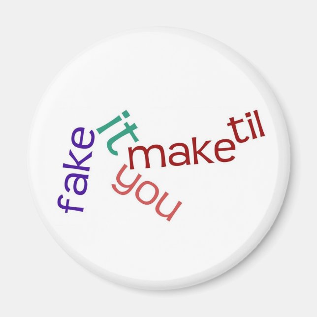 Fake It Magnet (Framsidan)