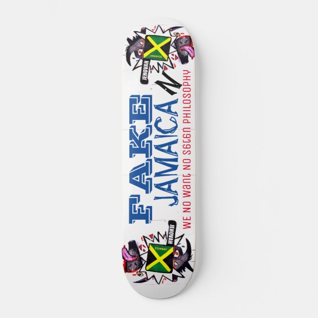FAKE JAMAICA/KILLGOAT Skateboard (Framsida)