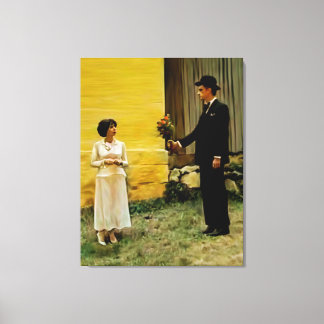 Fake kärlek canvastryck