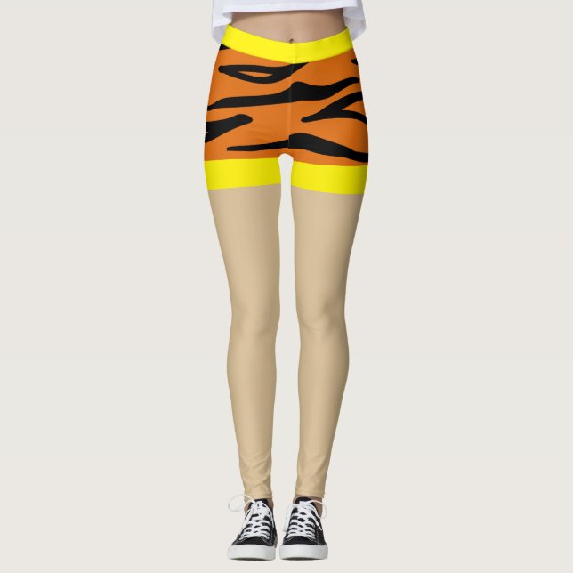 Fake kort New mode design Cheetah Summer Leggings (Framsida)