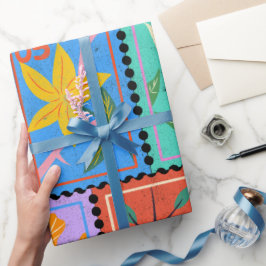 Fake Masterbit Random Frimärke Collage Collection Presentpapper