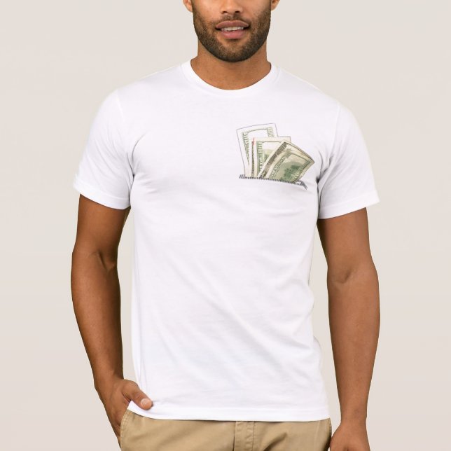 Fake Money Pocket T Shirt (Framsida)