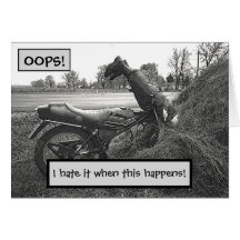 (FAKE)MOTORBIKE CRASH TILL HAY BALE /HUMOR